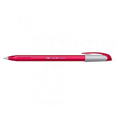 Caneta Esferografica 0,7mm Trio Bp Vermelha - Cis