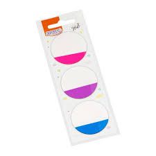 Marcador Pagina C/3 45x45mm Smart Note Moon - Brw