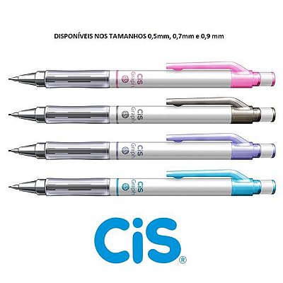 Lapiseira Tecnica 0,7mm Graph Sortido - Cis
