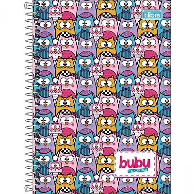 Caderno Esp Cd 1/4 80f Bubu - Tilibra