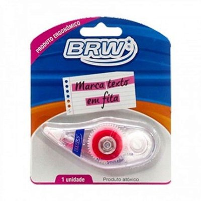Marca Texto Em Fita Rosa - Brw