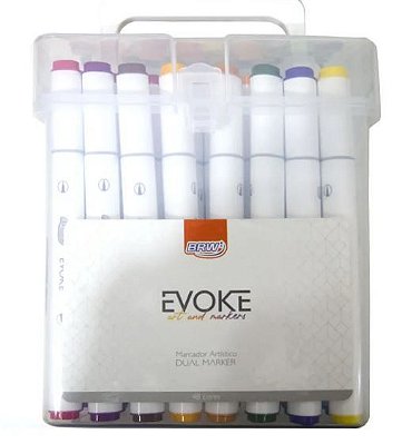 Estojo C/48 Marcador Evoke Dual Marker - Brw