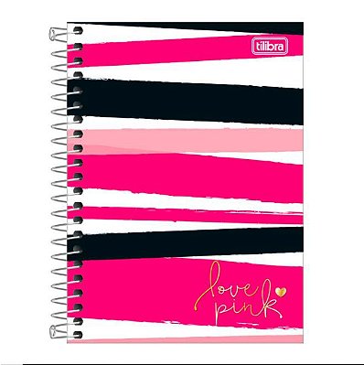 Caderneta Esp Cd 1/8 80f Love Pink - Tilibra