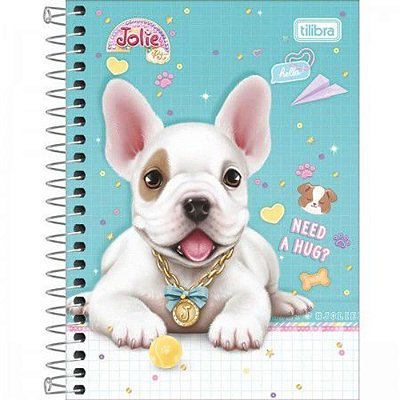 Caderneta Esp Cd 1/8 80f Jolie Pet - Tilibra