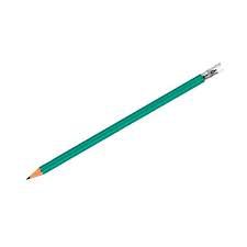 Lapis Preto Hb C/borracha Sextavado Verde - Brw