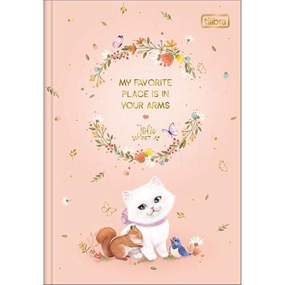 Caderno Broc Cd 1/4 80f Jolie Pet - Tilibra