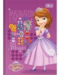 Caderno Broc Cd 1m 48f Princesinha Sofia - Tilibra
