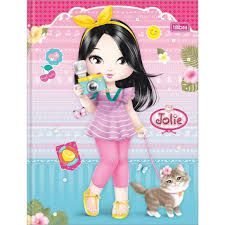 Caderno Broc Cd 1m 48f Jolie - Tilibra