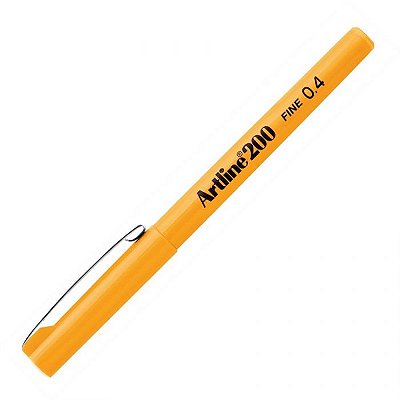 Caneta 0,4mm Ek200 Artline Amarelo - Tilibra