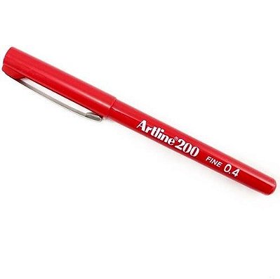 Caneta 0,4mm Ek200 Artline Vermelha - Tilibra