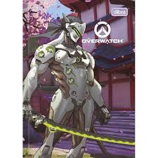 Caderno Broc Cd 1m 80f Overwatch - Tilibra