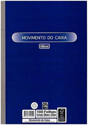 Livro Movimento Caixa 100f Grande - Tilibra