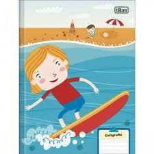 Caderno Broc Cd 40f Caligrafia Sapeca - Tilibra