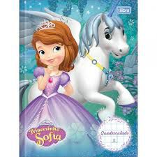 Caderno Broc Cd 40f Quadriculado Sofia - Tilibra