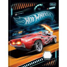 Caderno Broc Cd 40f Caligrafia Hot Wheels -tilibra
