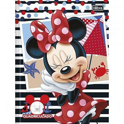Caderno Broc Cd 40f Quadriculado Minnie - Tilibra