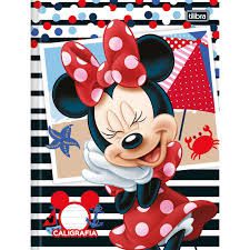 Caderno Broc Cd 40f Caligrafia Minnie - Tilibra