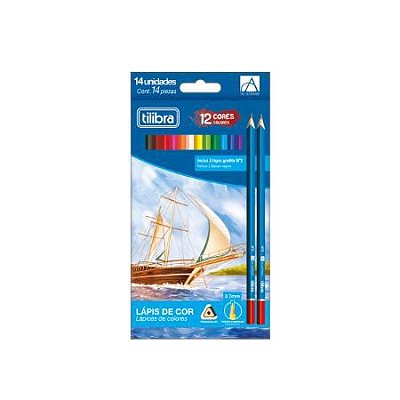 Lapis Cor 12 Cores Triangular Academie Bl -tilibra