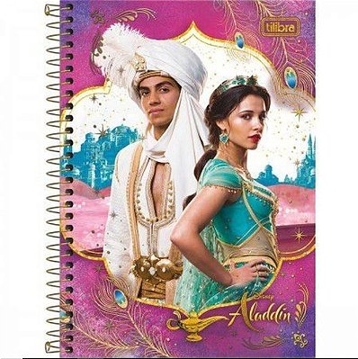 Caderno Esp Cd 1/4 80f Aladdin - Tilibra