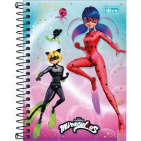 Caderno Esp Cd 1/4 80f Miraculous - Tilibra