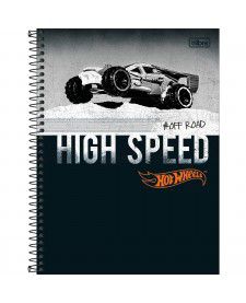 Caderno Esp Cd 1/4 80f Hot Wheels - Tilibra