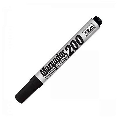 Marcador Quadro Bco N/200 Preto - Tilibra