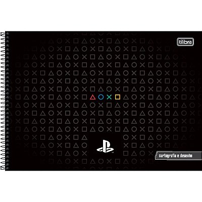Caderno Esp Cd Cartografia 80f Playstation-tilibra
