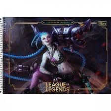 Caderno Esp Cd Cartografia 80f League Of - Tilibra