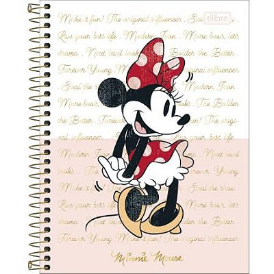 Caderno Esp Cd Coleg 10m 160f Minnie - Tilibra