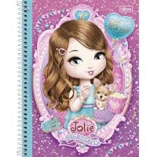 Caderno Esp Cd Univ 1m 96f Jolie - Tilibra