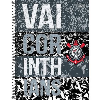 Caderno Esp Cd Univ 1m 80f Corinthians - Tilibra