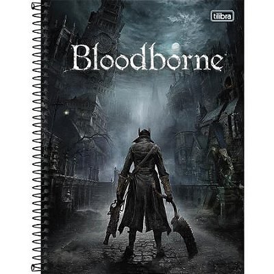 Caderno Esp Cd Univ 1m 80f Bloodborne - Tilibra