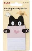 Bloco Adesivo 15f Envelope Gato Preto - Eagle