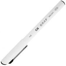 Marcador Artistico Graf Brush Fine Preto - Cis
