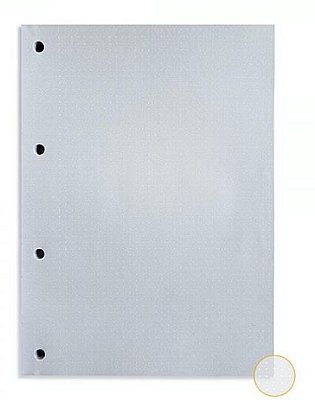 Bloco Fichario A4 90g 80f Pontilhado Branco - Nali