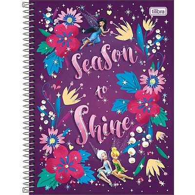 Caderno Esp Univ Cd 1m 80f Fadas - Tilibra