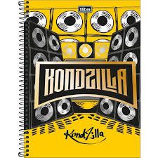 Caderno Esp Cd Univ 10m 160f Kondzilla - Tilibra