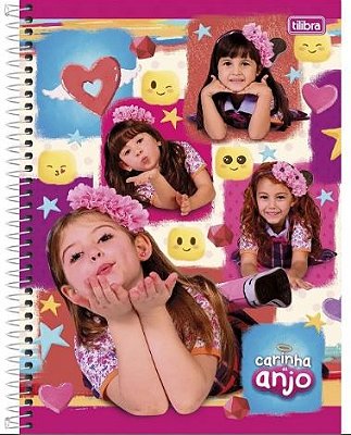 Caderno Esp Cd Univ 1m 96f Carinha  Anjo -tilibra