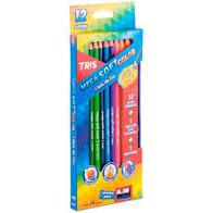 Lapis Cor Mega Soft Color 12 Cores + Lap/bor -tris