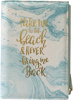 Caderno A5 80g 80f C/estojo Mojito Beach Azul -bee