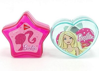 Apontador C/deposito Estrela/coracao Barbie - Tris