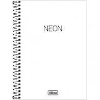 Caderno Esp Cp 1/4 80f Neon Branco - Tilibra