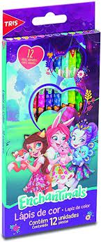 Lapis Cor 12 Cores Encantimals - Tris