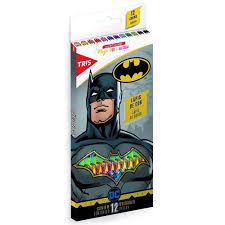 Lapis Cor 12 Cores Batman - Tris