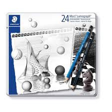 Kit Profissional Estojo C/24 Lapis Lumograph -tris