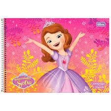 Caderno Esp C/d Desenho Sofia 96fls - Tilibra