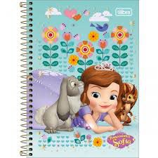 Caderno Esp 1/4 80f Princesinha Sofia - Tilibra