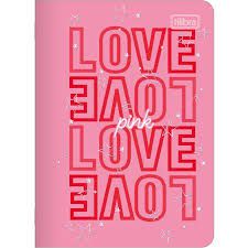 Caderneta Broc 32f Love Pink - Tilibra