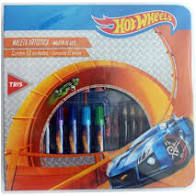 Maleta Artistica 52 Pecas Hot Wheels - Tris