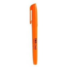 Marca Texto Flash Neon Laranja - Tris